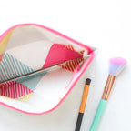 Trousse de maquillage ouverte