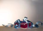 Coffret cadeau avec ruban