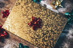 Coffret cadeau doré