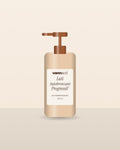 Lait Autobronzant Progressif Vannucci, flacon pompe sur fond clair