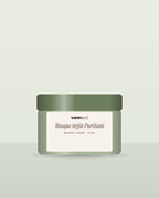 Masque Argile Purifiant Vannucci, pot sur fond clair